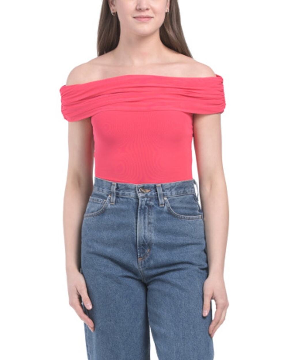 AFRM Divya Off The Shoulder Bodysuit NWT